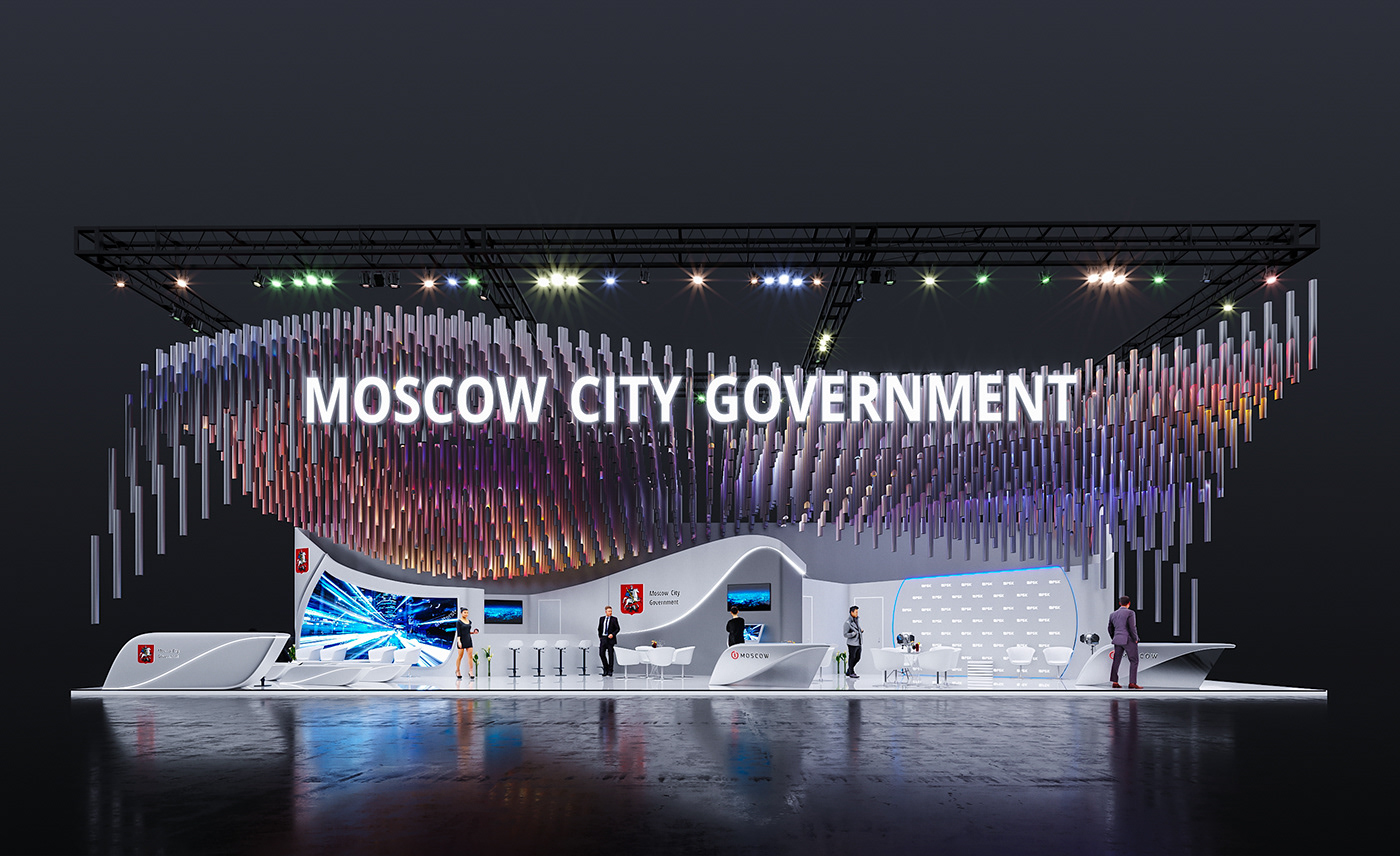 Moscw city government展臺(tái)搭建